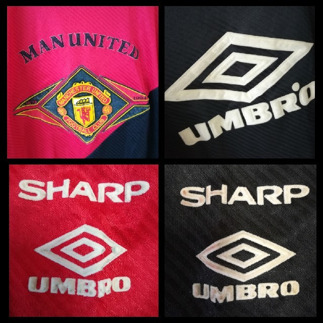 UMBRO(アンブロ)のUMBRO アンブロ マンチェスターユナイテッド 半袖シャツ メンズL スポーツ/アウトドアのサッカー/フットサル(ウェア)の商品写真