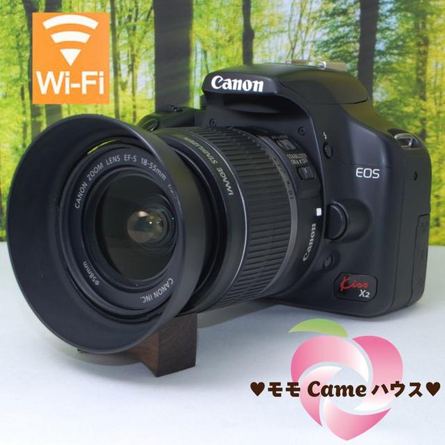 デジタル　一眼レフ　canon Eos kiss Ｘ2  wi-fiSD変更可