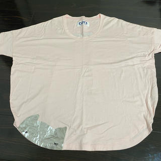 ツモリチサト(TSUMORI CHISATO)のツモリチサト cat's  ビッグTシャツ ピンク(Tシャツ(半袖/袖なし))
