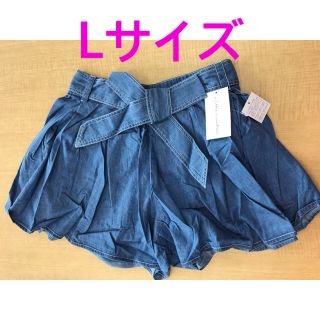 a little emotion ショートパンツ　キュロット  リボン付き　L　(キュロット)