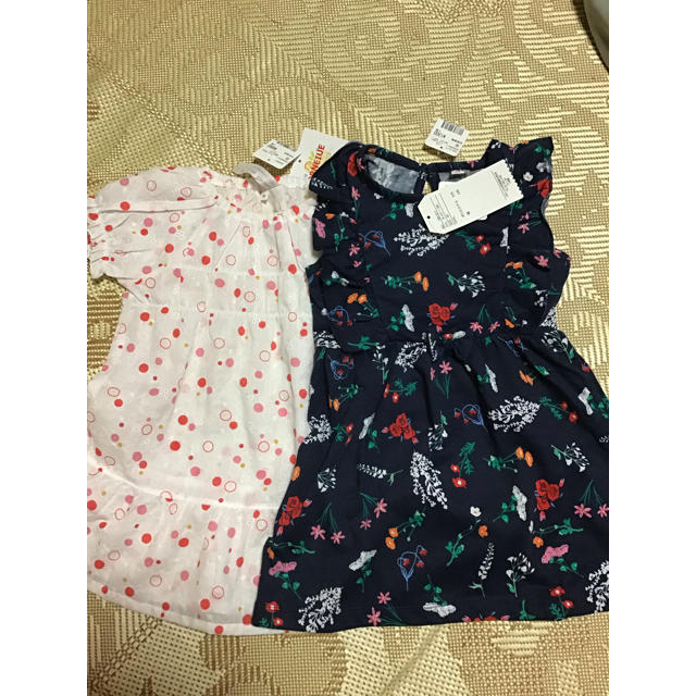 新品　ワンピース 95 キッズ/ベビー/マタニティのキッズ服女の子用(90cm~)(ワンピース)の商品写真