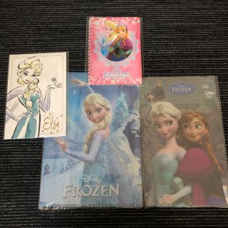 ディズニー(Disney)のアナ雪　文房具セット　4点(キャラクターグッズ)