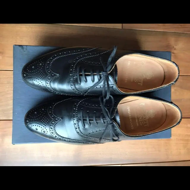 Crockett&Jones(クロケットアンドジョーンズ)のクロケット＆ジョーンズウイングチップCANTERBURY 6.5E メンズの靴/シューズ(ドレス/ビジネス)の商品写真