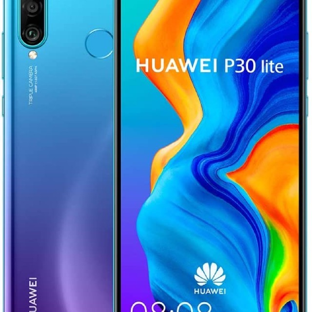 ほぼ新品　Huawei p30 lite　シムフリー スマホ/家電/カメラのスマートフォン/携帯電話(スマートフォン本体)の商品写真