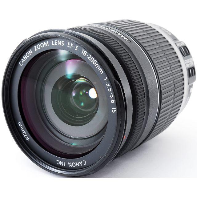 Canon(キヤノン)の❤️近くから遠くまでこれ１本❤️キャノン EF-S 18-200mm IS❤️ スマホ/家電/カメラのカメラ(レンズ(ズーム))の商品写真
