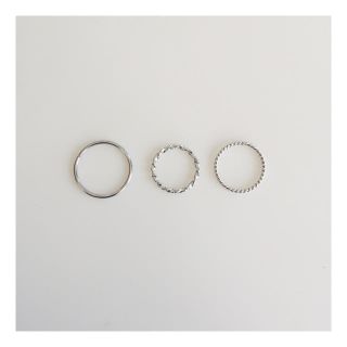 フラワー(flower)のused silver ring (リング(指輪))