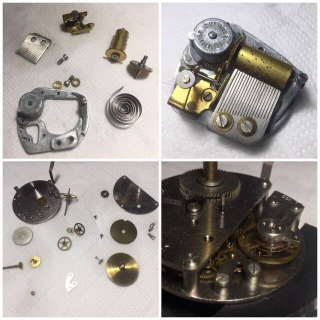 1960‘s スイス SWIZA社製mignon オルゴール目覚まし時計 稼働品 - 3