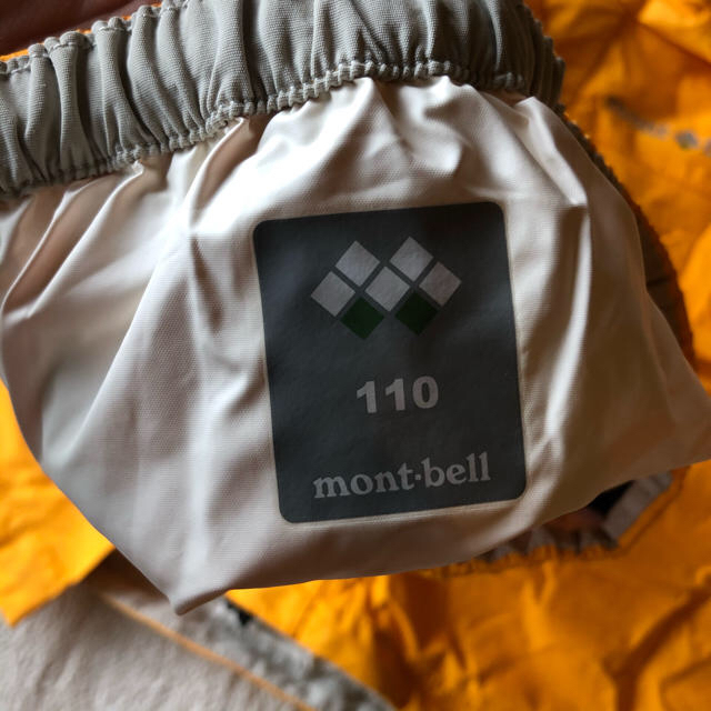 mont bell(モンベル)のmont-bell  レインウェア　　110センチ キッズ/ベビー/マタニティのこども用ファッション小物(レインコート)の商品写真