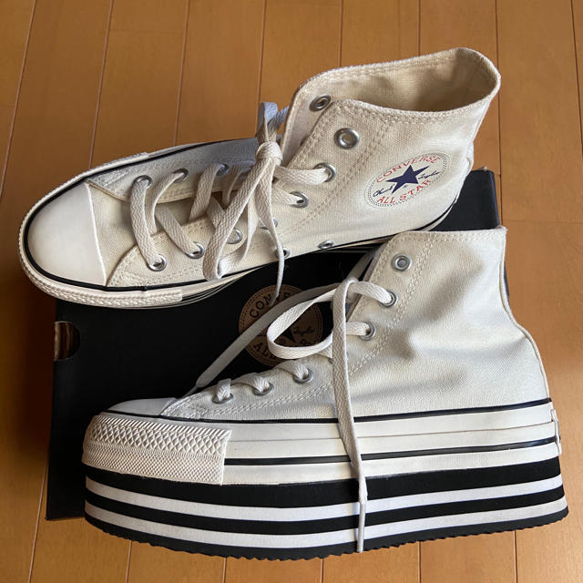 CONVERSE - コンバース オールスター チャンキーライン ハイカット24.5㎝ 厚底スニーカーの通販 by tico｜コンバースならラクマ