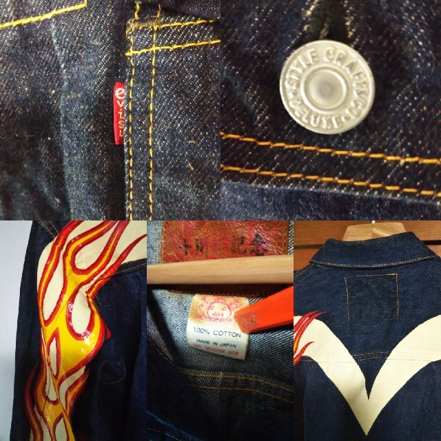 EVISU(エビス)の【maki様専用】EVISU エヴィス 十周年記念限定モデル  メンズのジャケット/アウター(Gジャン/デニムジャケット)の商品写真