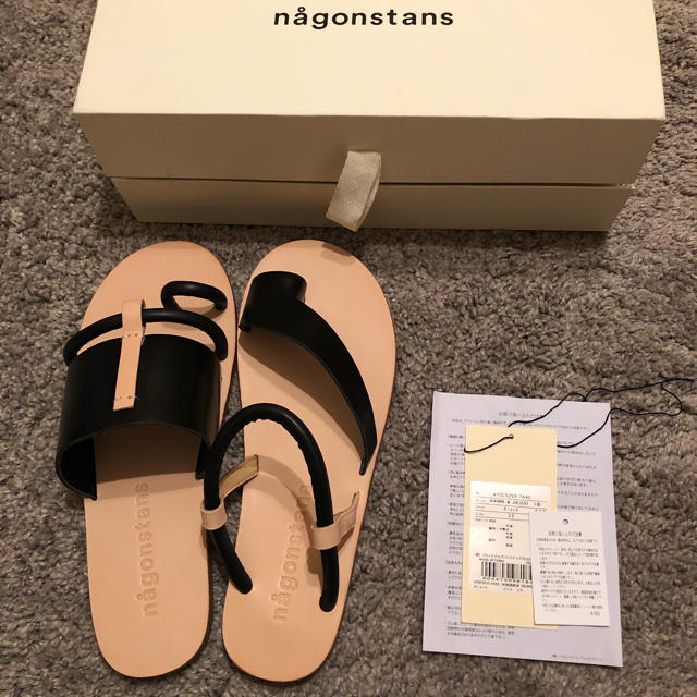 未使用 nagonstans アシンメトリーサンダル ナゴンスタンス 19SS