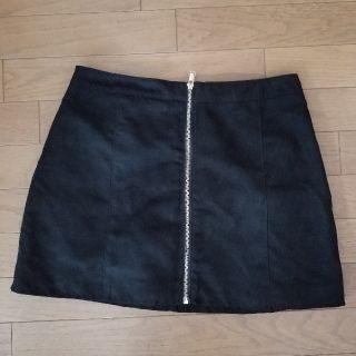 エイチアンドエム(H&M)のH&M　黒　ミニスカート(ミニスカート)