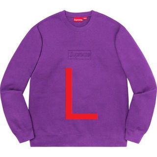 シュプリーム(Supreme)のSupreme Cutout Logo Crewneck Violet(スウェット)