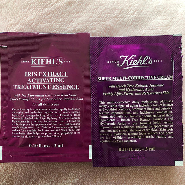 Kiehl's(キールズ)の【新品未使用】Kiehl’s キールズ☆化粧水＆クリーム サンプルセット コスメ/美容のキット/セット(サンプル/トライアルキット)の商品写真