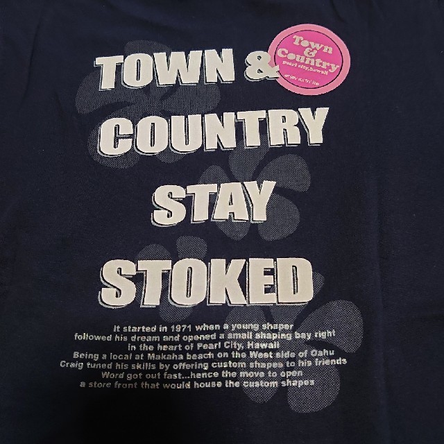 Town & Country(タウンアンドカントリー)の【town&country】レディースプリントTシャツ Lサイズ レディースのトップス(Tシャツ(半袖/袖なし))の商品写真