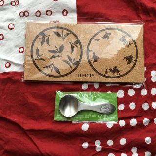 ルピシア(LUPICIA)のLUPICIAコースター&ティースプーンセット(調理道具/製菓道具)