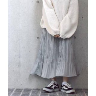 ダブルクローゼット(w closet)のwcloset ランダムプリーツスカート(ロングスカート)