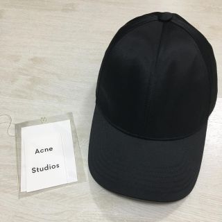 アクネ(ACNE)のAcne Studios Camp Bomber CAP ブラック(キャップ)