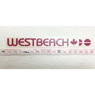 スノーボード用 ステッカー westbeach カナダ(アクセサリー)