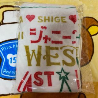 ジャニーズウエスト(ジャニーズWEST)の【在庫1点早い者勝ち】ジャニーズWEST ブランケット(アイドルグッズ)