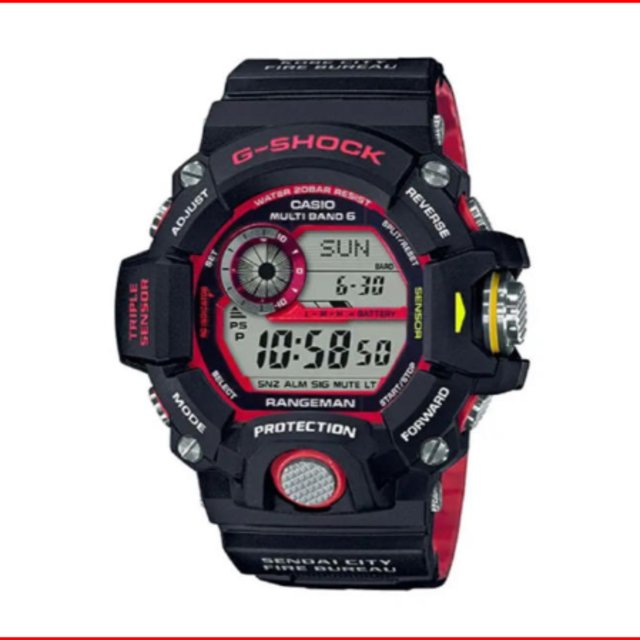 Ｇショック G-SHOCK 緊急消防援助隊コラボレーションモデル約145215mm重量