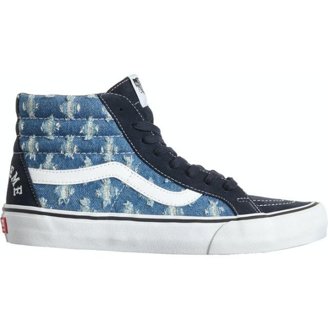 26 supreme vans hole sk8-hi blue