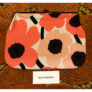 マリメッコ(marimekko)の新品　マリメッコ　marimekko ポーチ　がま口　ピンク　ウニッコ　(ポーチ)