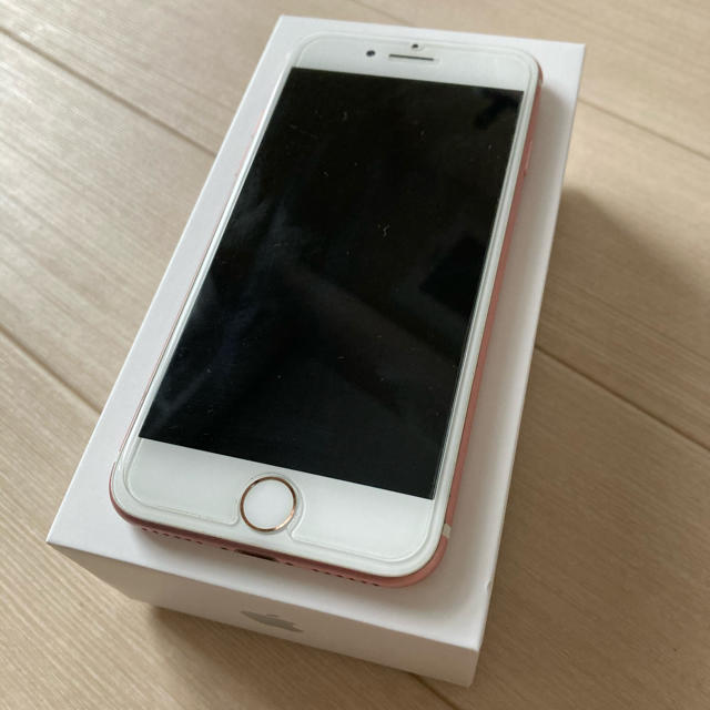 iPhone 7 128GB ローズゴールド　バッテリー新品