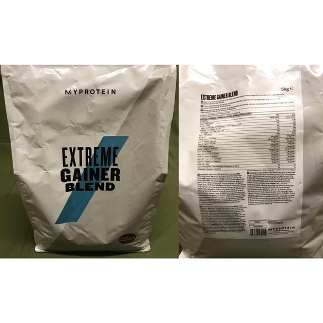 MYPROTEIN(マイプロテイン)のEAA1kgとEXTREMEゲイナープロテイン5kgのセット 食品/飲料/酒の健康食品(プロテイン)の商品写真