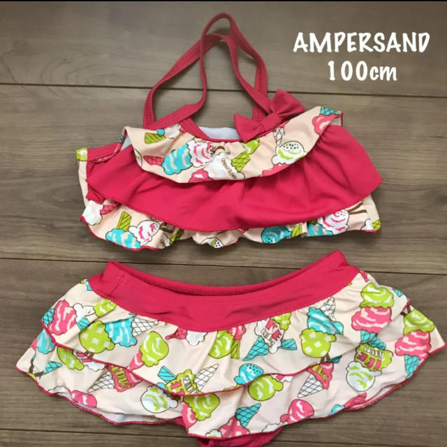 ampersand(アンパサンド)のampersand 水着 女の子 セパレート キッズ/ベビー/マタニティのキッズ服女の子用(90cm~)(水着)の商品写真