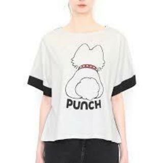 グラニフ(Design Tshirts Store graniph)の新品未使用！グラニフ あだち充 タッチ パンチ 犬 Tシャツ フリーサイズ(Tシャツ(半袖/袖なし))