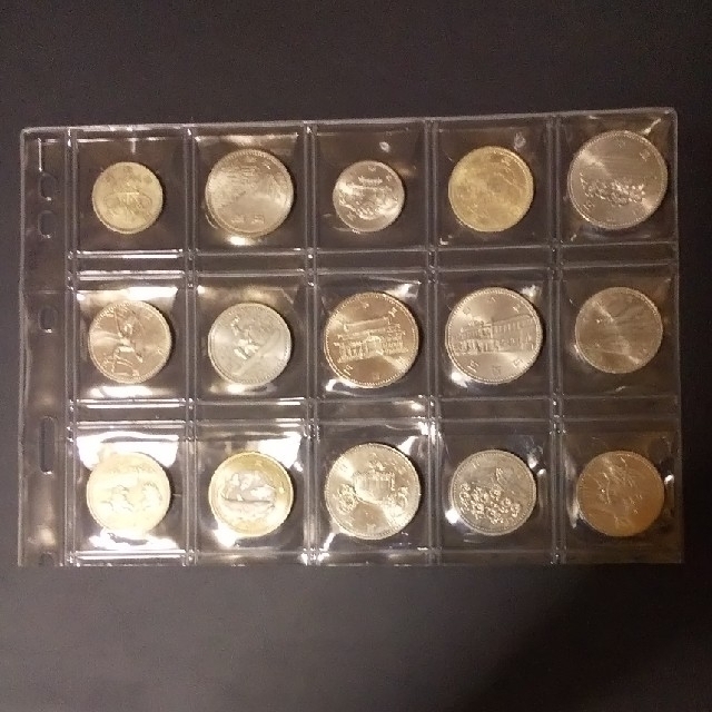 記念硬貨15枚set[1] エンタメ/ホビーの美術品/アンティーク(貨幣)の商品写真