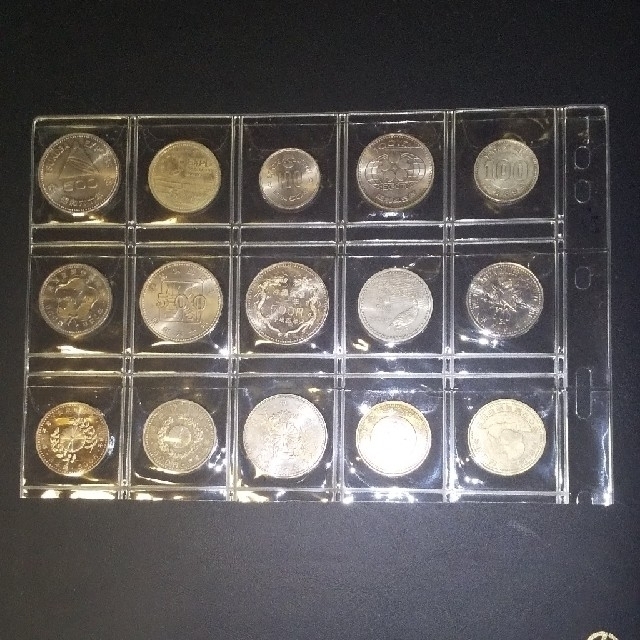 記念硬貨15枚set[1] エンタメ/ホビーの美術品/アンティーク(貨幣)の商品写真