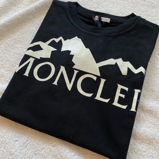 モンクレール(MONCLER)の【新品】MONCLER モンクレール ロゴ Tシャツ ブラック 14Y(Tシャツ(半袖/袖なし))