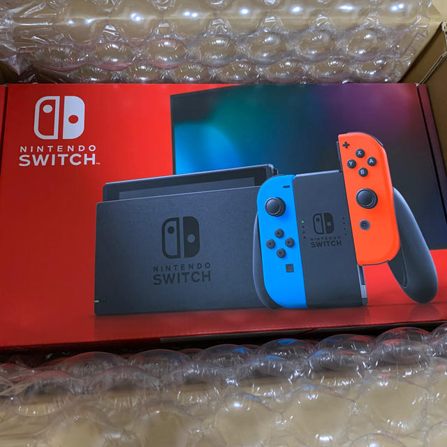 ゲームソフトゲーム機本体新品未開封　Switch 任天堂スイッチ 本体 ネオンブルーレッド ニンテンドウ