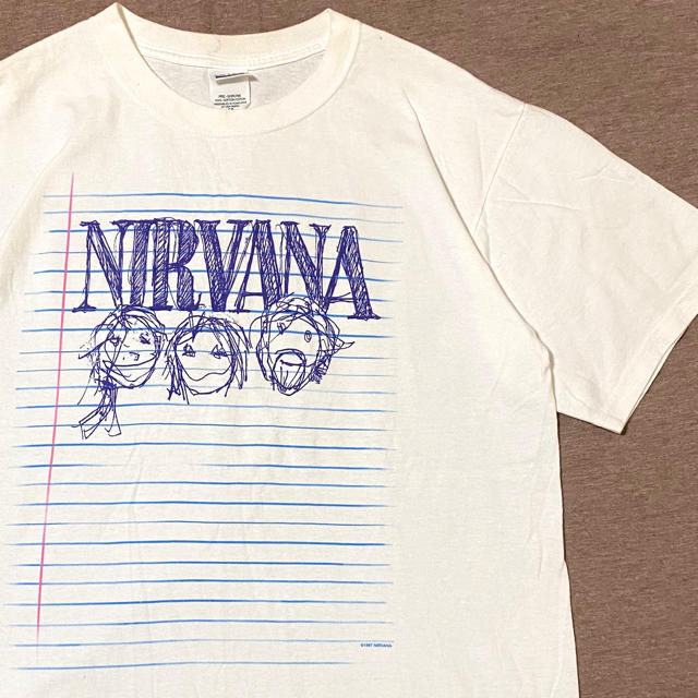 ブティック 【NIRVANA】ニルヴァーナ NEVER MIND Tシャツ 黒SM39