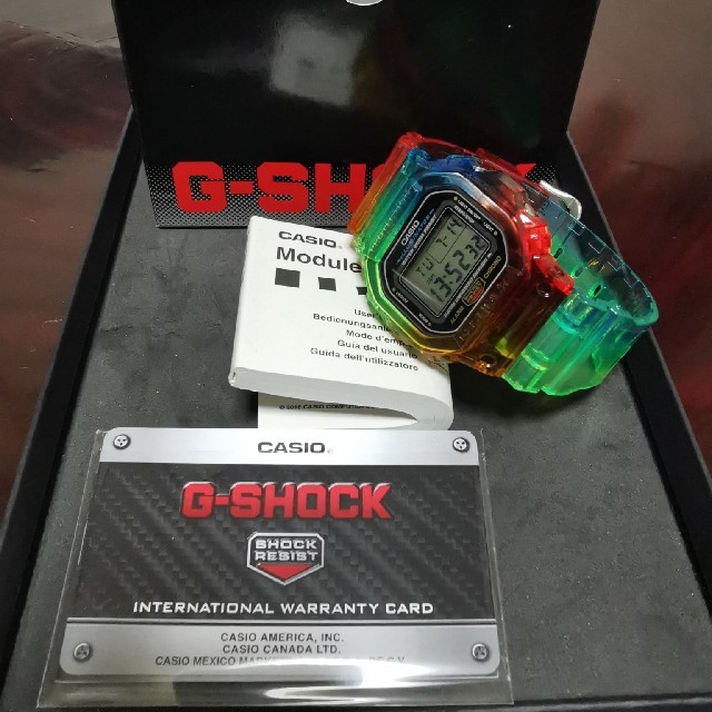 G-SHOCK DW-5600 カスタム スピードモデル　レインボー