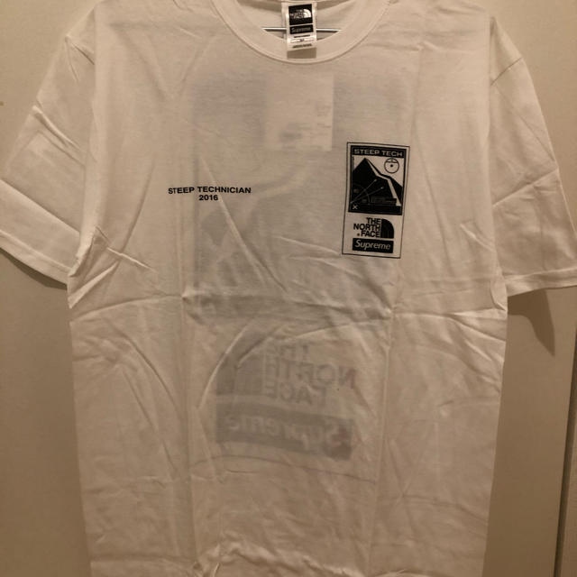 Tシャツ/カットソー(半袖/袖なし)Supreme The North Face Steep Tech Tシャツ S