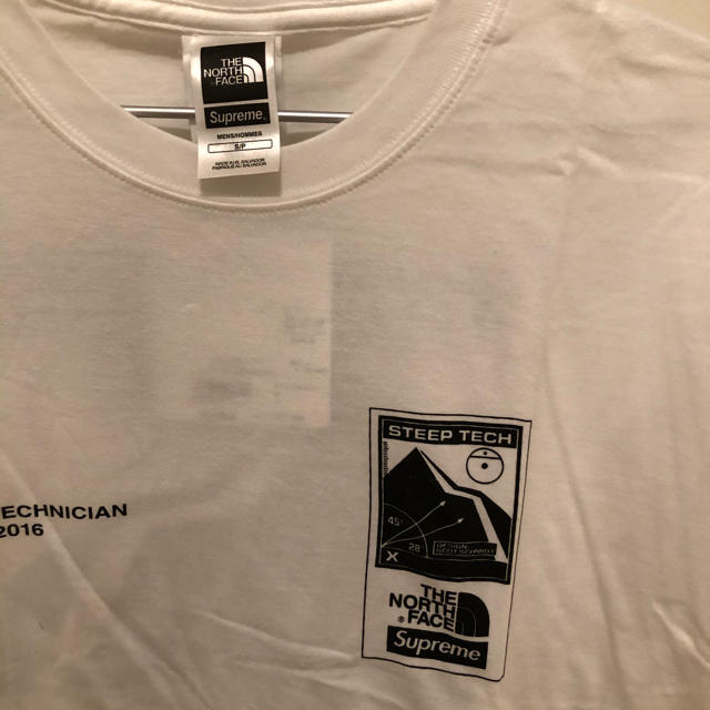 Tシャツ/カットソー(半袖/袖なし)Supreme The North Face Steep Tech Tシャツ S