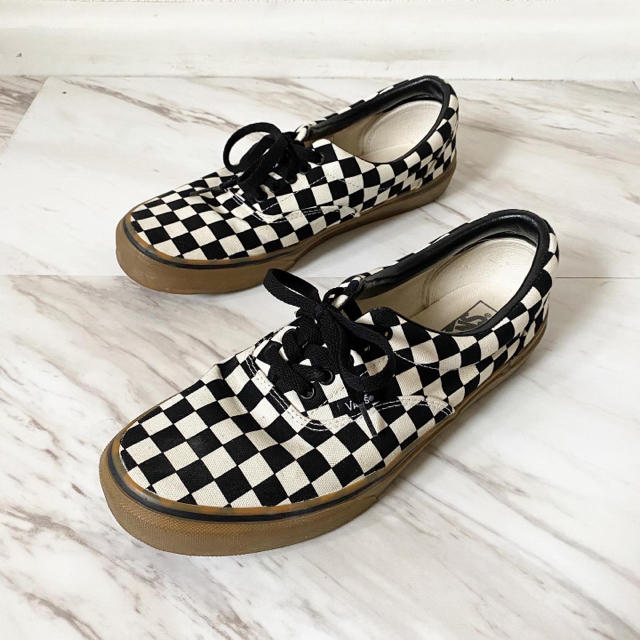 美品 vans バンズ ERA チェーカーズ チェック スニーカー シューズ