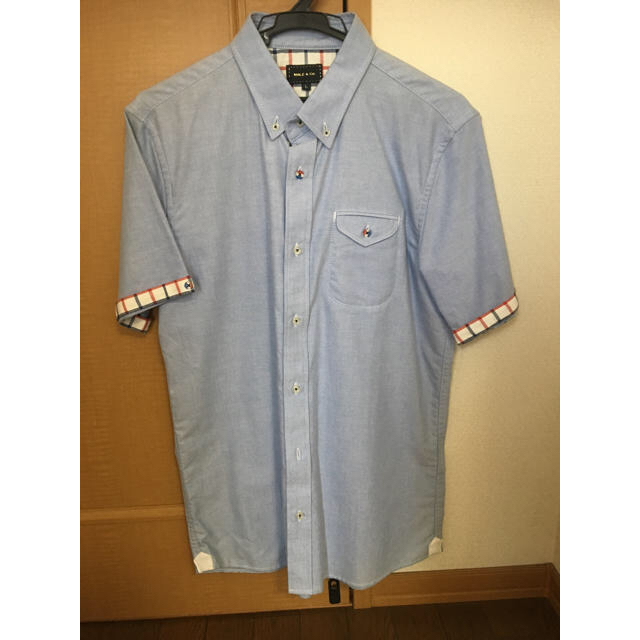 MALE&Co.(メイルアンドコー)のMALE&CO メイルアンドコー半袖シャツ 水色 メンズのトップス(シャツ)の商品写真