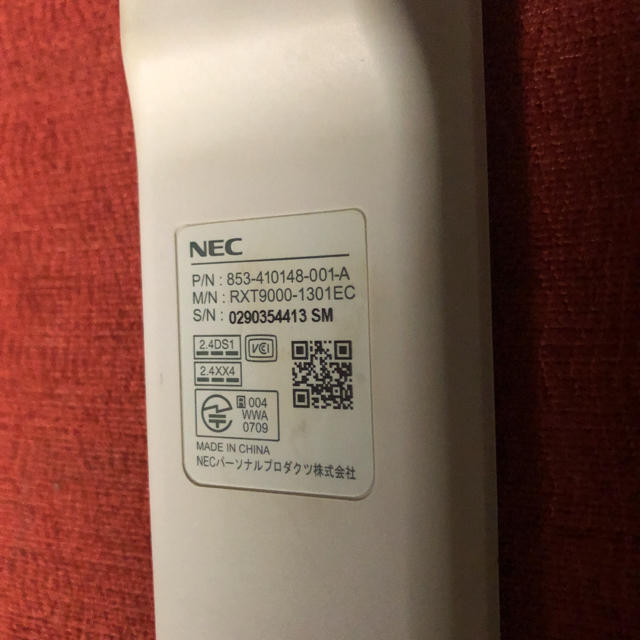 NEC(エヌイーシー)のNEC テレビリモコン(パソコン) スマホ/家電/カメラのオーディオ機器(その他)の商品写真