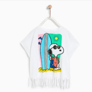 ザラキッズ(ZARA KIDS)のZARA サイズ7  スヌーピー　122cm ピーナッツ　Tシャツ(Tシャツ/カットソー)