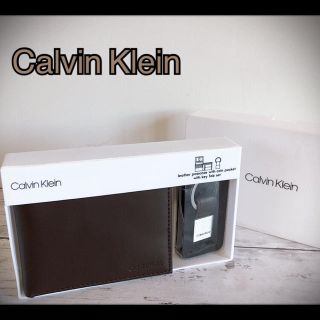 カルバンクライン(Calvin Klein)の✩.*˚Calvin Klein✩.*二つ折り財布★パスケース付き★キーホルダー(折り財布)