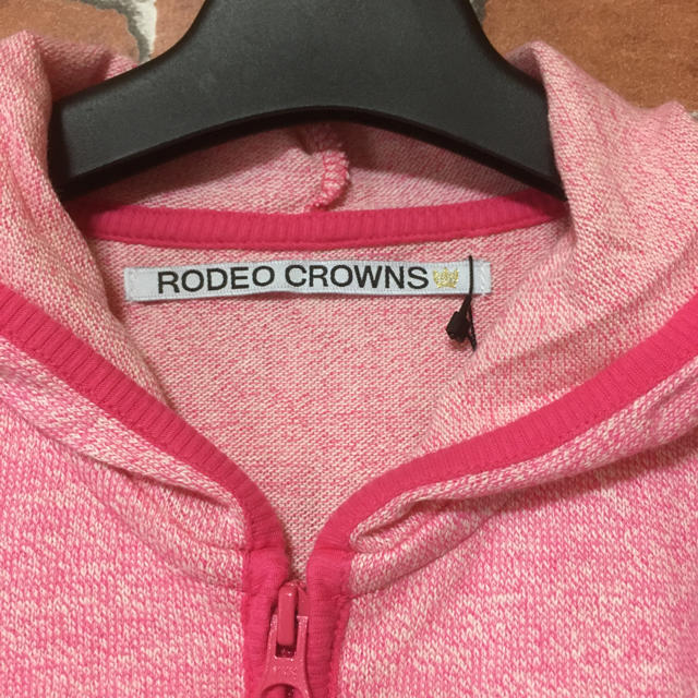 RODEO CROWNS(ロデオクラウンズ)の新品 ロデオクラウンズ  長袖ジップアップジャケット パーカー フード 羽織 レディースのトップス(パーカー)の商品写真