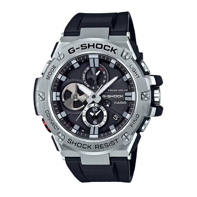 【新品未使用】腕時計 G-SHOCK Gスチール GST-B100-1AJF