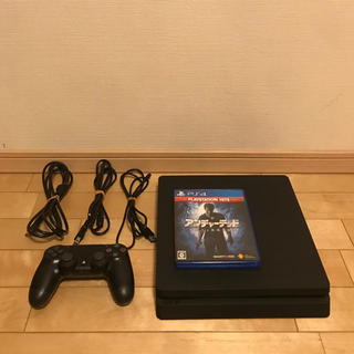 プレイステーション4(PlayStation4)のPS4本体　アンチャーテッド　箱無し(家庭用ゲーム機本体)
