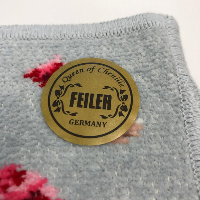 FEILER(フェイラー)のFEILER ハンカチ　グレー　タグ付き レディースのファッション小物(ハンカチ)の商品写真