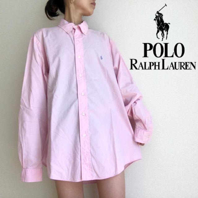 POLO RALPH LAUREN(ポロラルフローレン)のポロ ラルフローレン POLO カスタム BD シャツ 無地 ブルーポニー メンズのトップス(シャツ)の商品写真