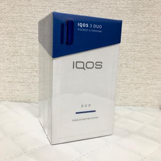 アイコス(IQOS)のiQOS3 DUO ステラーブルー　 新品　未登録品(タバコグッズ)